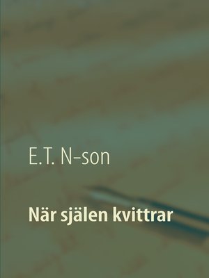 cover image of När själen kvittrar